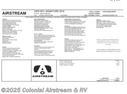 New 2019 Airstream International Signature 23FBQ Queen available in Lakewood, New Jersey