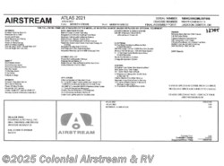 New 2020 Airstream Atlas 24MS Murphy Suite available in Millstone Township, New Jersey