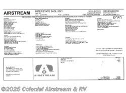 New 2021 Airstream Interstate Lounge EXT available in Millstone Township, New Jersey
