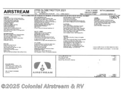 New 2021 Airstream Globetrotter 27FBT Twin available in Millstone Township, New Jersey