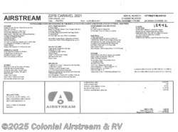 New 2021 Airstream Caravel 22FB available in Millstone Township, New Jersey