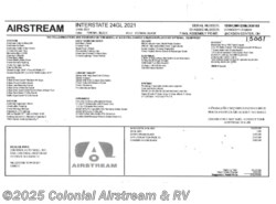 New 2021 Airstream Interstate Lounge EXT 4x4 available in Millstone Township, New Jersey