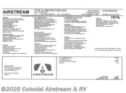 New 2021 Airstream Globetrotter 27FBQ Queen available in Millstone Township, New Jersey