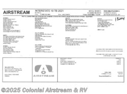 New 2021 Airstream Interstate Nineteen 4x4 Tommy Bahama available in Millstone Township, New Jersey