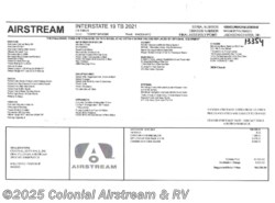 New 2021 Airstream Interstate Nineteen Tommy Bahama 4x4 available in Millstone Township, New Jersey
