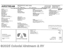 New 2022 Airstream Interstate Grand Tour EXT 4x4 available in Millstone Township, New Jersey