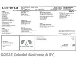 New 2022 Airstream Interstate Lounge EXT 4x4 available in Millstone Township, New Jersey