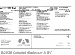 New 2022 Airstream Globetrotter 30RBT Twin available in Millstone Township, New Jersey