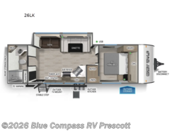 New 2026 Forest River Cherokee Grey Wolf 26LK available in Prescott, Arizona