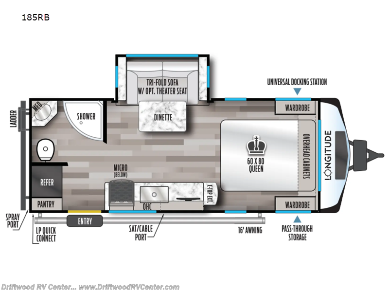 New 2026 East to West Longitude 185RB available in Clermont, New Jersey