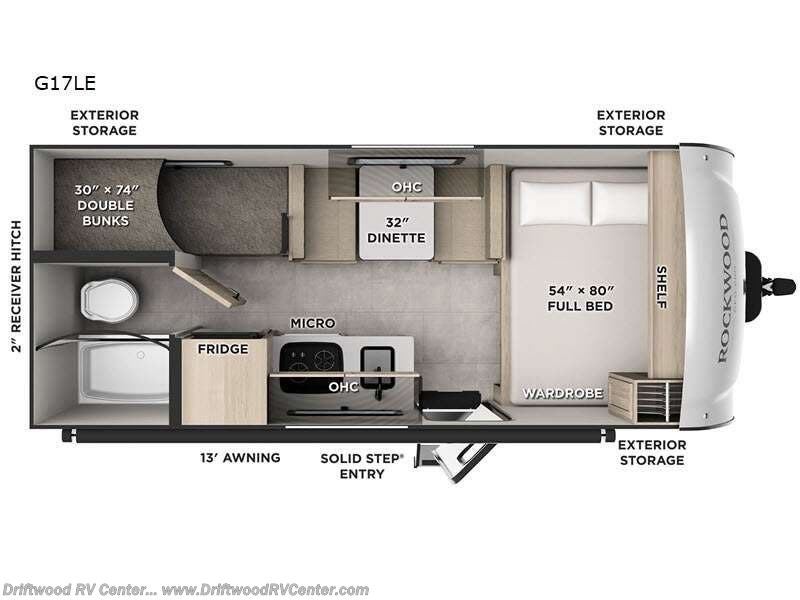 New 2026 Forest River Rockwood Geo Pro G17LE available in Clermont, New Jersey
