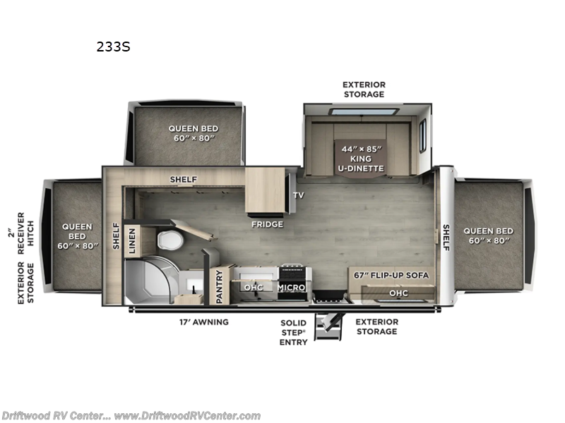 New 2026 Forest River Rockwood Roo 233S available in Clermont, New Jersey