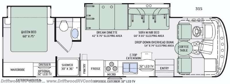 Used 2016  Thor Motor Coach Hurricane 31S by Thor Motor Coach from Driftwood RV Center in Clermont, NJ