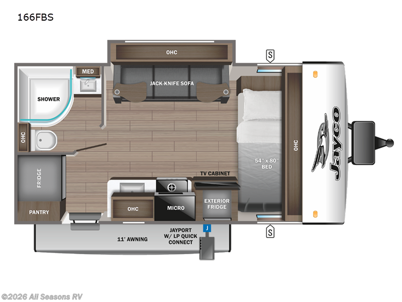 New 2025 Jayco Jay Feather Micro 166FBS available in Muskegon, Michigan