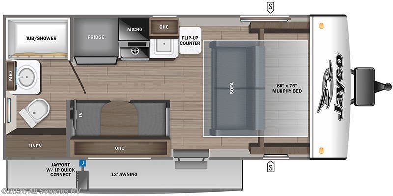 Used 2023 Jayco Jay Feather Micro 173MRB available in Muskegon, Michigan