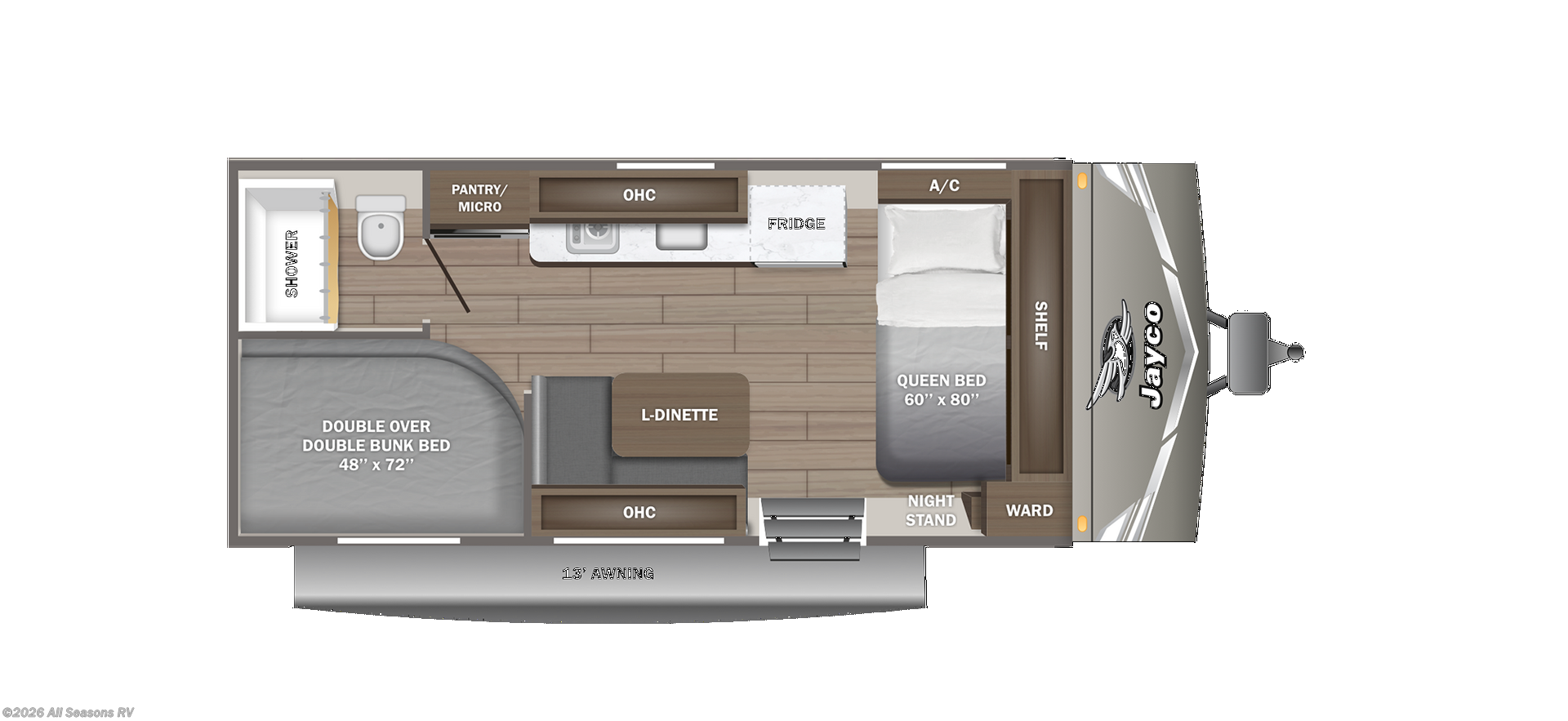 New 2027 Jayco Jay Flight SLX 172DB available in Muskegon, Michigan