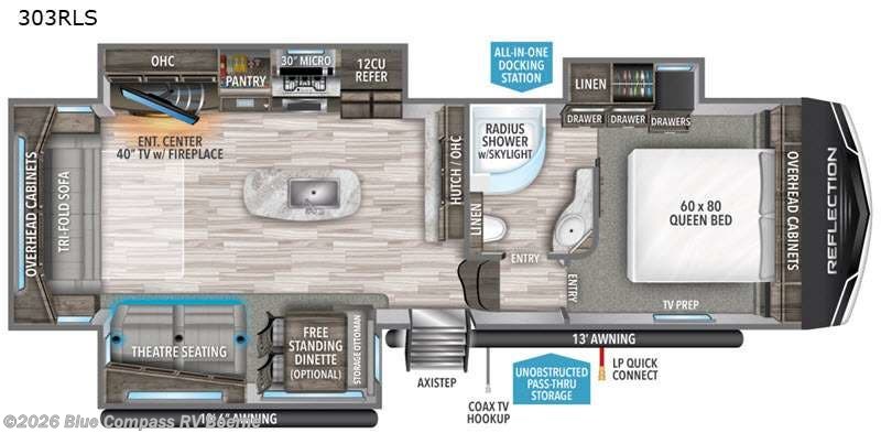  New 2022 Grand Design Reflection 303RLS available in Boerne, Texas