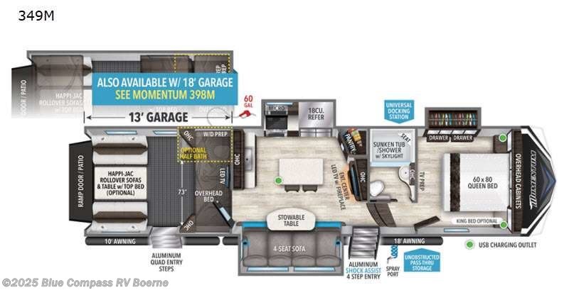  New 2022 Grand Design Momentum M-Class 349M-R available in Boerne, Texas
