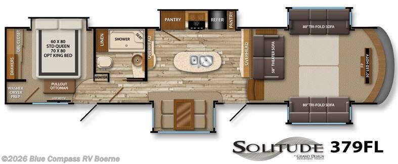 Used 2015 Grand Design Solitude 379FL available in Boerne, Texas