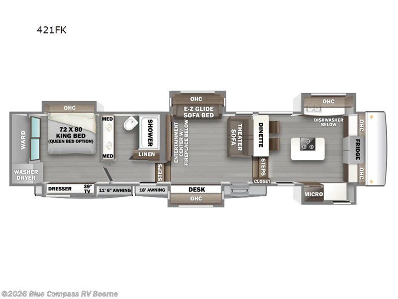Used 2024 Forest River RiverStone 421FK available in Boerne, Texas
