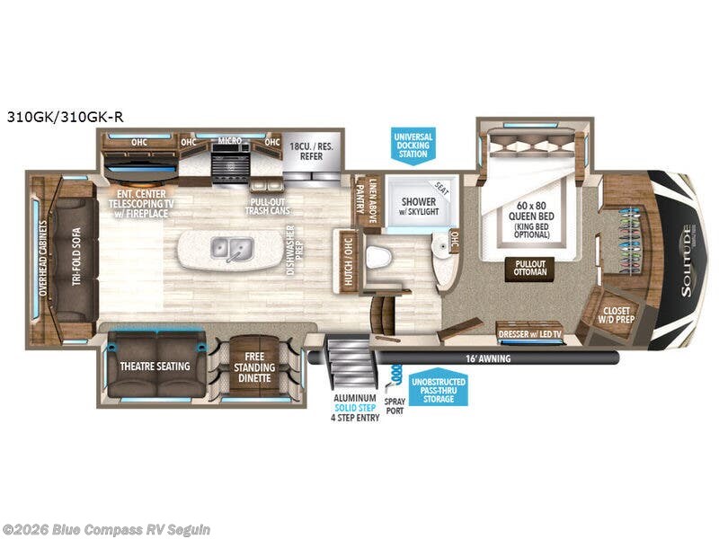Used 2017 Grand Design Solitude 310GK available in Seguin, Texas