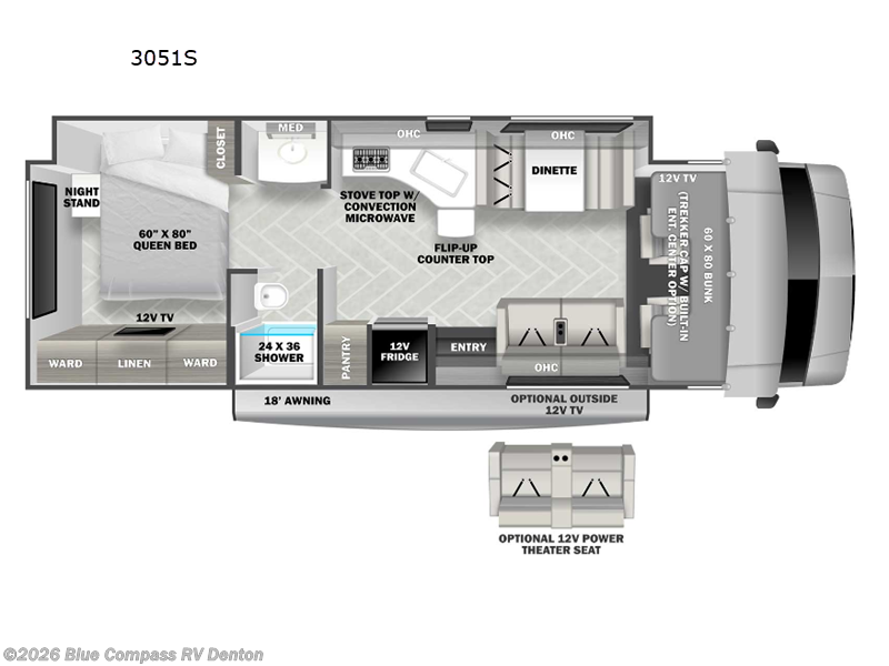 Used 2024 Forest River Forester Classic 3051S Ford available in Denton, Texas