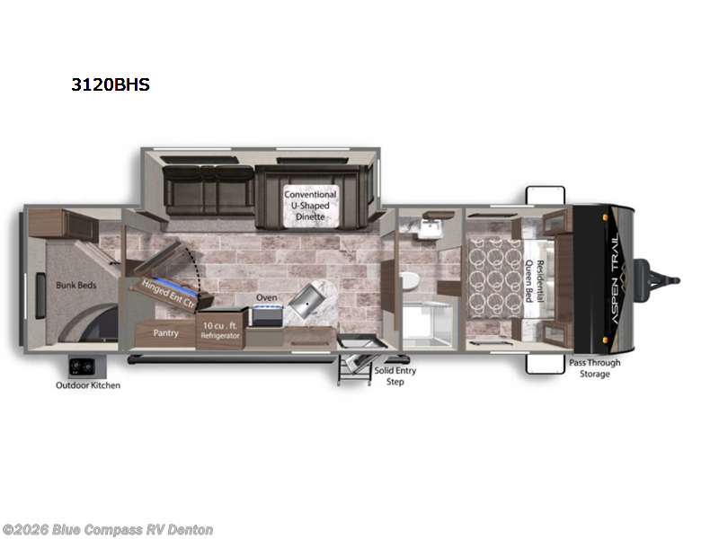 Used 2023 Dutchmen Aspen Trail 3120BHS available in Denton, Texas