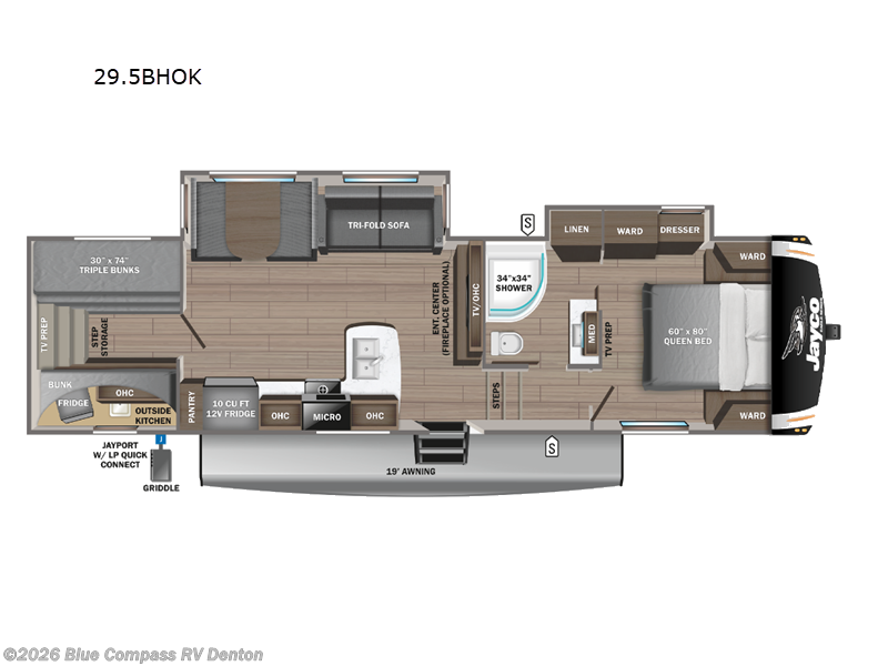 Used 2023 Jayco Eagle HT 29.5BHOK available in Denton, Texas
