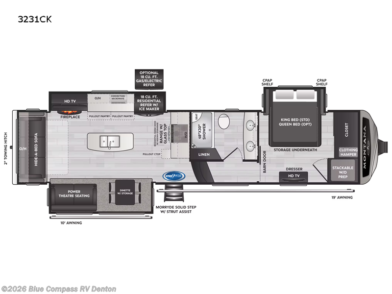 Used 2022  Keystone Montana 3231CK by Keystone from Blue Compass RV Denton in Denton, TX