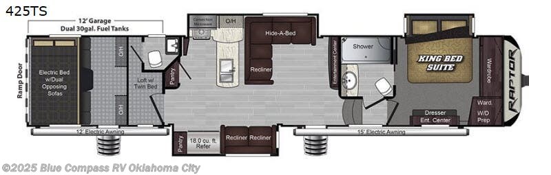 Used 2019 Keystone Raptor 425TS available in Norman, Oklahoma