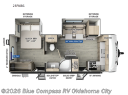 Used 2025 Forest River Flagstaff Micro Lite 25FKBS available in Norman, Oklahoma