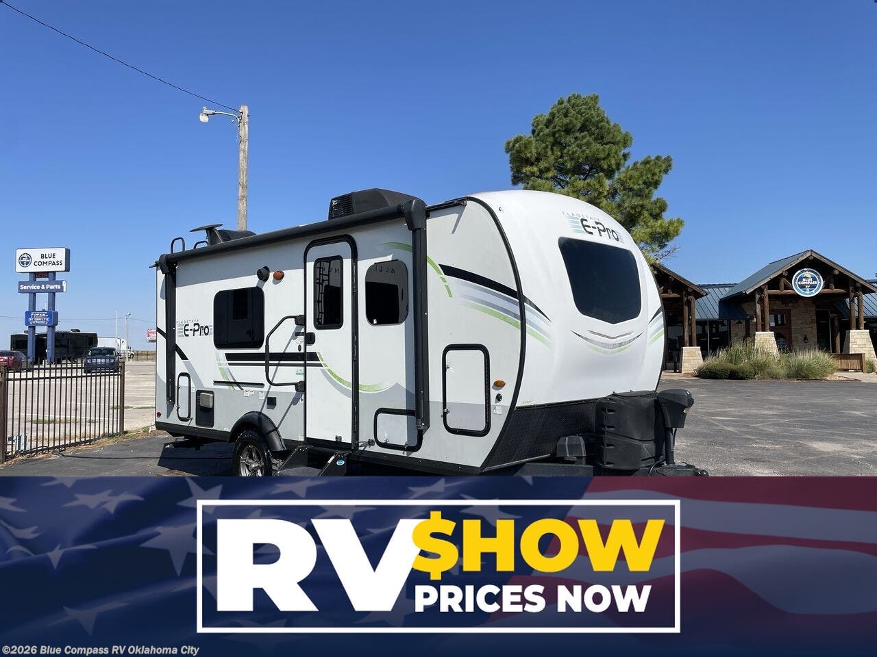 Used 2022  Forest River Flagstaff E-Pro E19FD by Forest River from Blue Compass RV Oklahoma City in Norman, OK