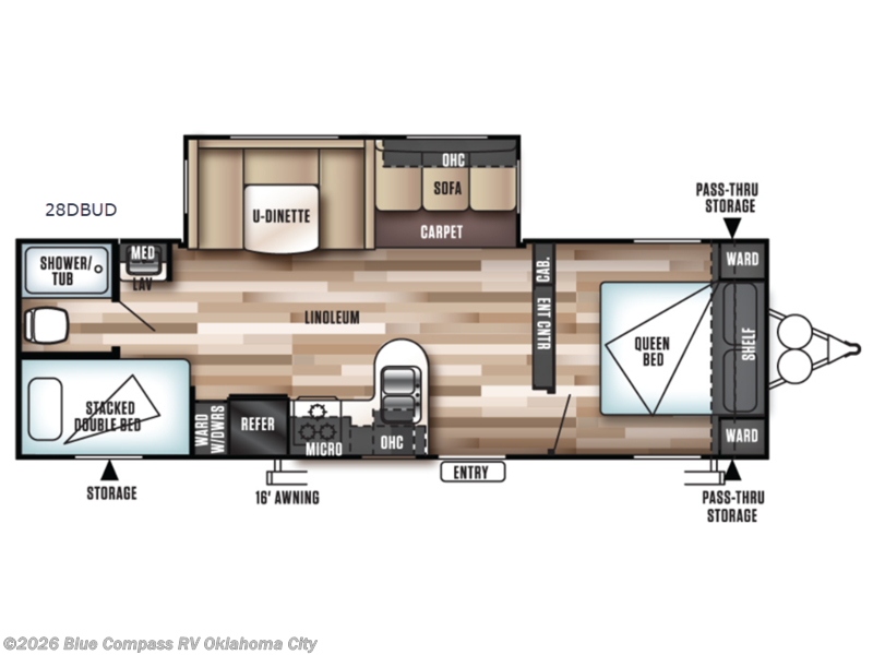 Used 2018 Forest River Wildwood 28DBUD available in Norman, Oklahoma
