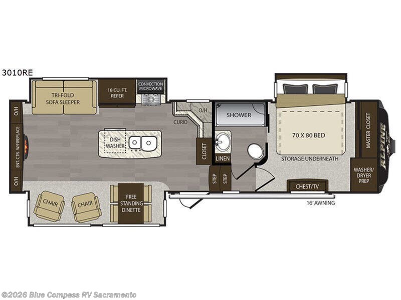 Used 2017 Keystone Alpine 3010RE available in Rancho Cordova, California