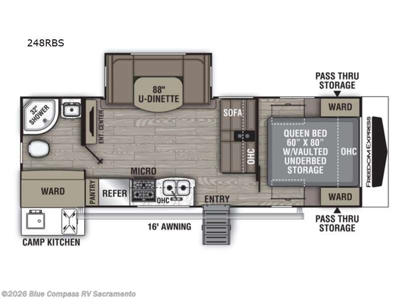 Used 2021 Coachmen Freedom Express Ultra Lite 248RBS available in Rancho Cordova, California