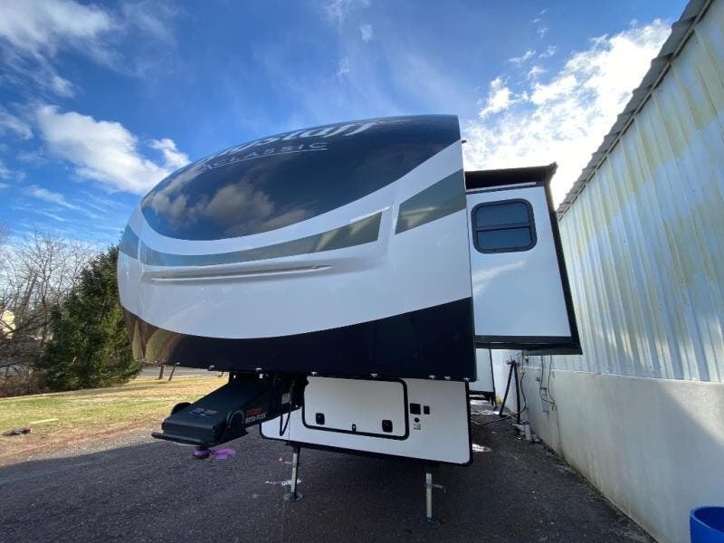 Used 2024 Forest River Flagstaff Classic 361RL available in Souderton, Pennsylvania