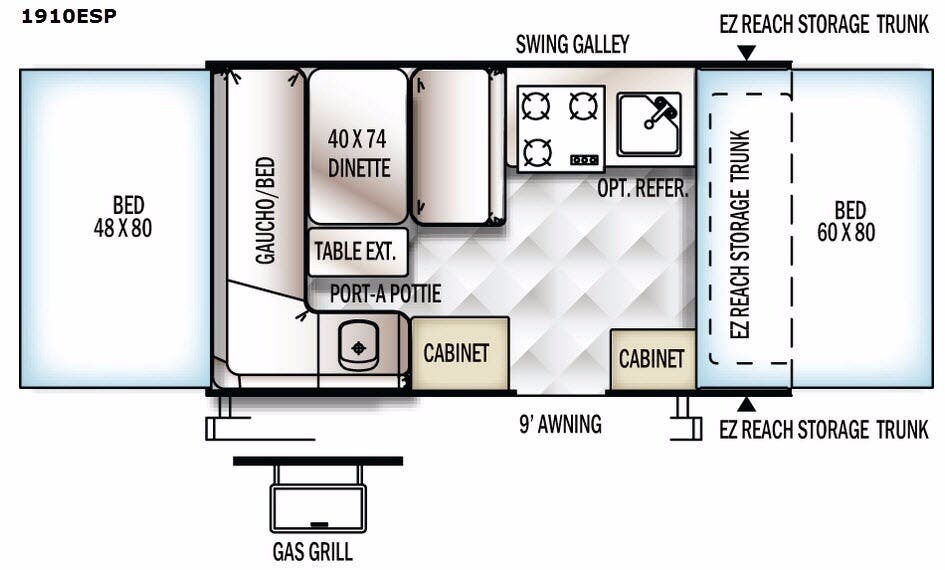 Used 2017 Forest River Rockwood Extreme Sports 1910ESP available in Souderton, Pennsylvania