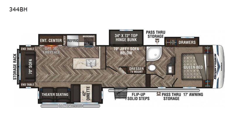 Used 2020 K-Z Sportsmen 344BH available in Souderton, Pennsylvania
