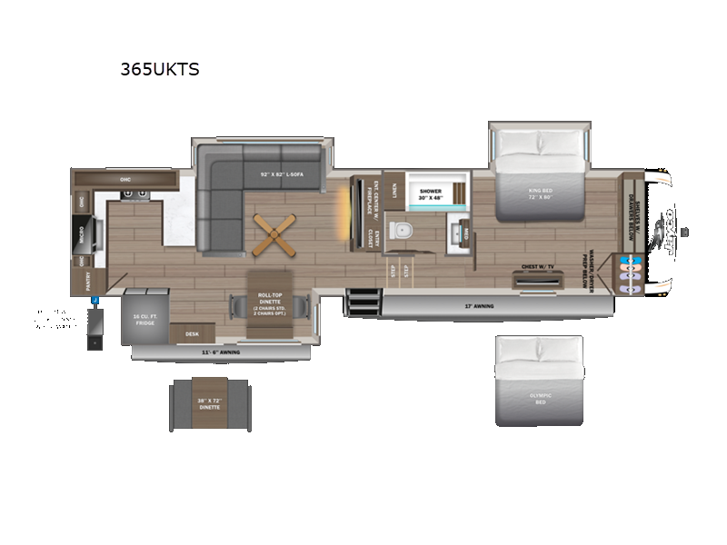 New 2027 Jayco Eagle 365UKTS available in Souderton, Pennsylvania