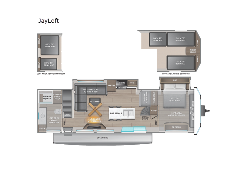 New 2027  Jayco Jay Flight Bungalow JayLoft by Jayco from Fretz RV in Souderton, PA