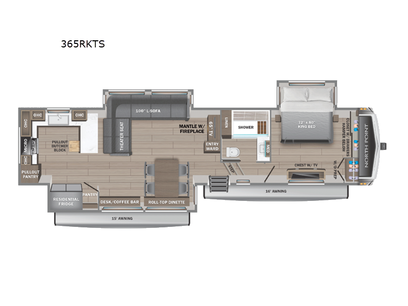 New 2027 Jayco North Point 365RKTS available in Souderton, Pennsylvania