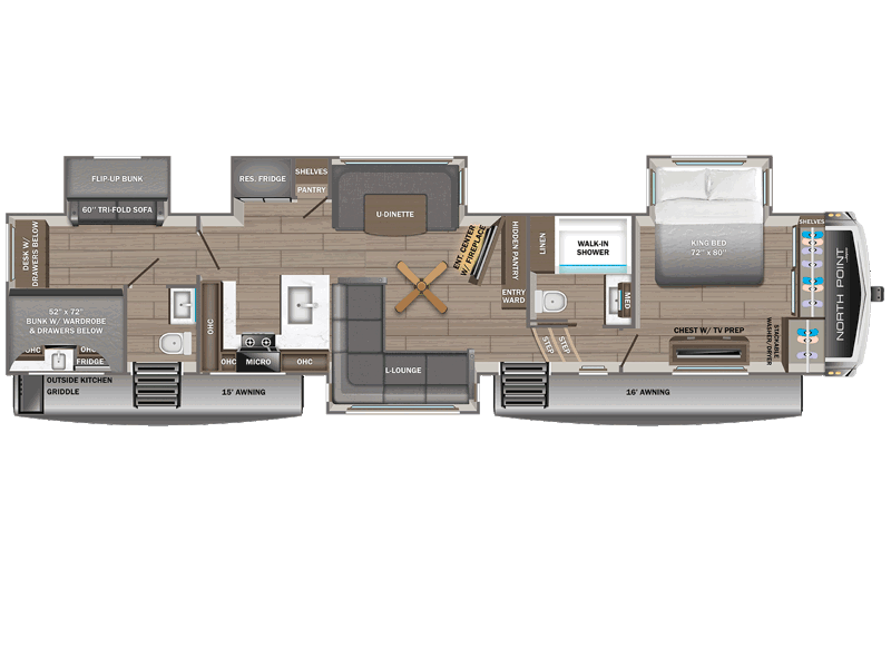 New 2027 Jayco North Point 391TBBH available in Souderton, Pennsylvania