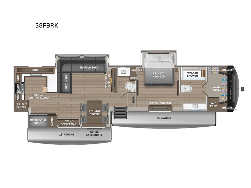 New 2027  Jayco Pinnacle 38FBRK by Jayco from Fretz RV in Souderton, PA