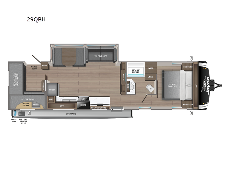 New 2027  Jayco Jay Feather 29QBH by Jayco from Fretz RV in Souderton, PA