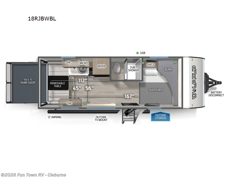 New 2026 Forest River Cherokee Wolf Pup Black Label 18RJBWBL available in Cleburne, Texas