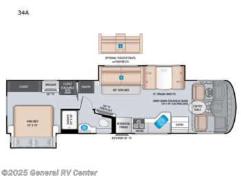 New 2024 Thor Motor Coach Hurricane 34A available in Mount Clemens, Michigan