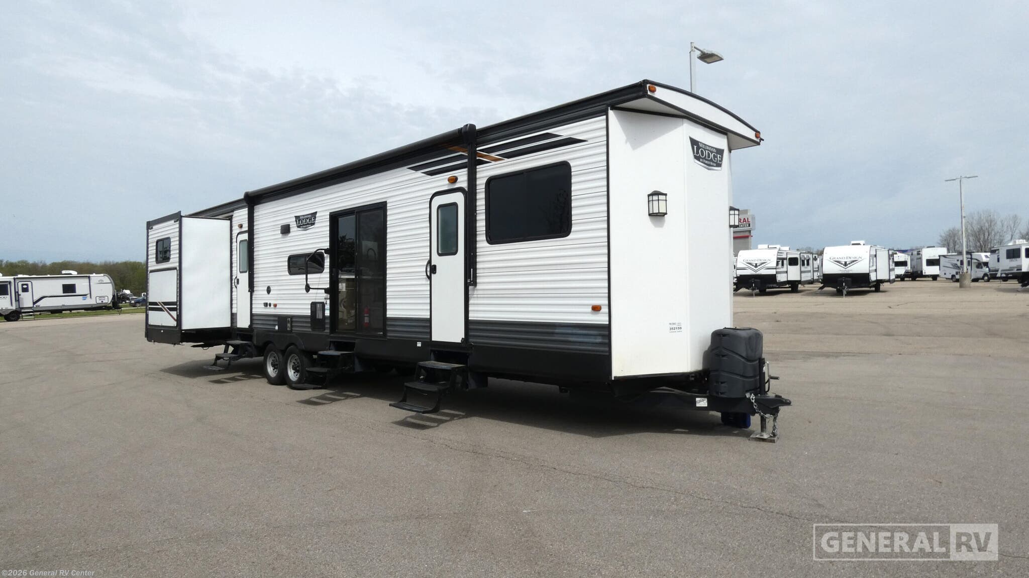 Used 2021 Forest River Wildwood Lodge 42QBQ available in Wayland, Michigan