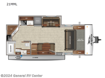 New 2023 Jayco Jay Feather 21MML available in Wixom, Michigan