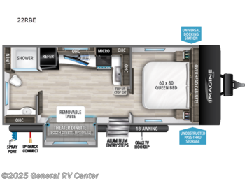 New 2023 Grand Design Imagine XLS 22RBE available in Wixom, Michigan