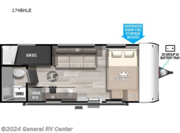 New 2024 Forest River Wildwood FSX 174BHLE available in Wixom, Michigan